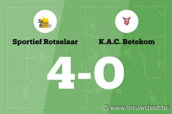 Rotselaar wint duel tegen KAC Betekom