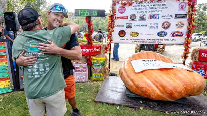 Great Pumpkin Weigh-Off smashed with 1,955 pounder