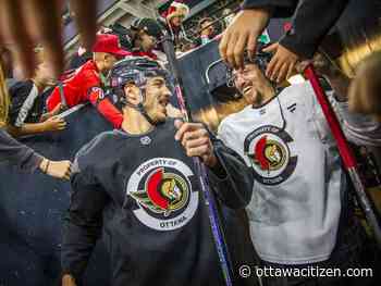 Ottawa Senators hold intra-squad game, meet fans at Gatineau arena