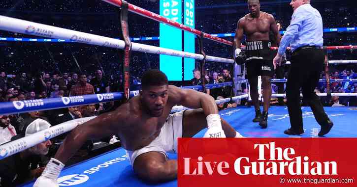 Daniel Dubois knocks out Anthony Joshua to retain IBF heavyweight championship – as it happened