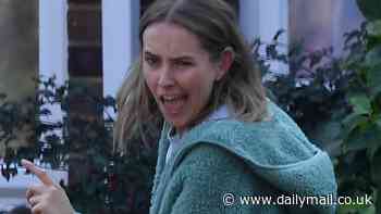 Oh Rose, that's Strictly a scruffy makeover! Dancing star Ayling-Ellis larks about in old green fleece in far cry from BBC show's sequins