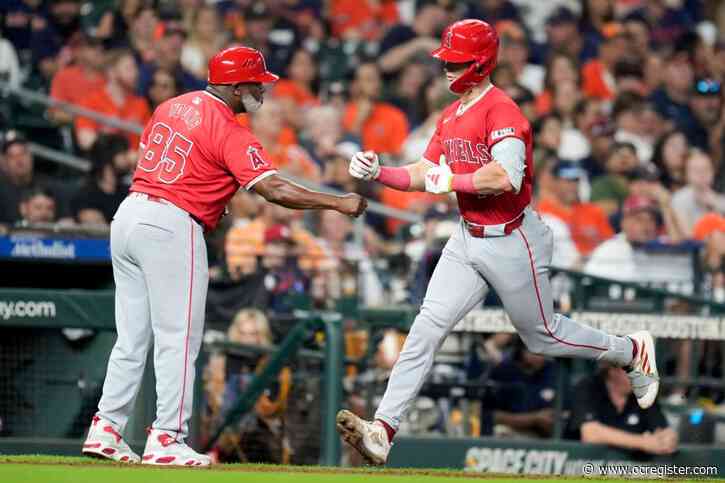 Angels fall to Astros, despite O’Hoppe’s 20th homer