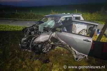 Automobilist overleden bij ongeval: botste tegen meerdere bomen