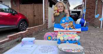 Eight-year-old girl raises hundreds for charity with homemade bracelets