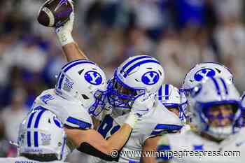 BYU forces 3 turnovers, gets 90-yard punt return TD in 38-9 rout of No. 13 Kansas State