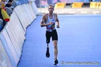 Wim De Paepe verovert ondanks tijdstraf en valpartij brons op Europees kampioenschap G-triatlon