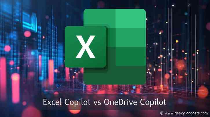 Excel Copilot vs OneDrive Copilot: Which is Right for Your Data Analysis Needs?