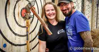 Calgary couple find their ‘Zen’ through axe throwing, compete in world championships