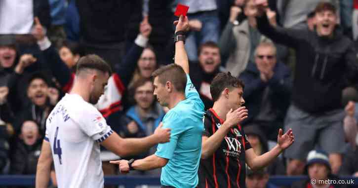 Liverpool loanee Owen Beck bitten by opponent then sent off for Blackburn