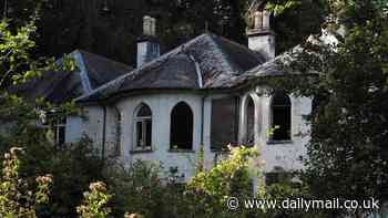 Eerie pictures reveal 18th century manor house left to rot in Death in Paradise town... as angry neighbours call for it to be DEMOLISHED