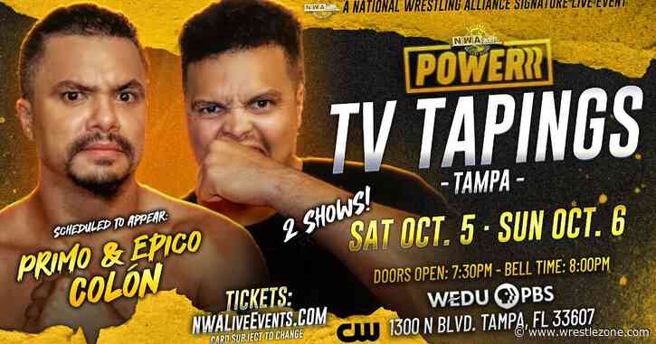 Primo And Epico Colón To Make NWA Debut At NWA Powerrr Tapings