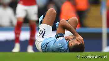 Rodri se lesionó la rodilla en el duelo de Manchester City y Arsenal