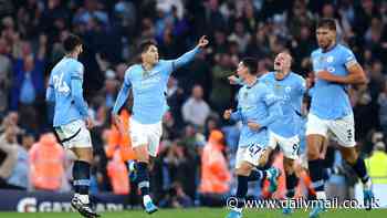 Manchester City 2-2 Arsenal - Premier League: Live score, team news and updates as John Stones fires 98th-minute equaliser in thrilling title clash