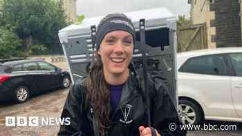 Women carry appliances 13 miles to help homeless