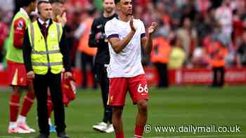 Trent Alexander-Arnold remains coy on Liverpool future as he insists the situation is 'out of his hands' amid speculation over new contract