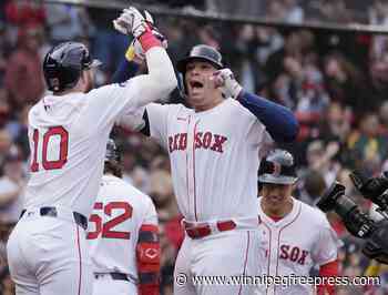 Boston’s Triston Casas hits 3 home runs in 1st 3 at-bats vs Twins