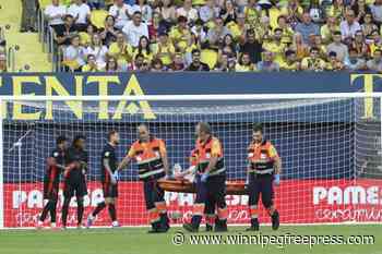 Goalkeeper Ter Stegen leaves Barcelona match on a stretcher after serious knee injury