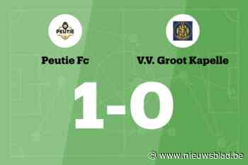 Chouati Bennour bezorgt FC Peutie zege op VV Groot Kapelle B