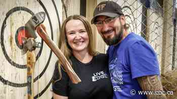 Calgary couple find their 'Zen' through axe throwing