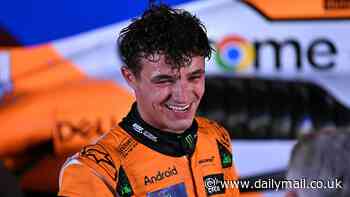 'Lucky' Lando Norris is in a league of his own, writes JONATHAN McEVOY... as British driver survives TWO close shaves with the wall to cruise home and cut the gap on Max Verstappen