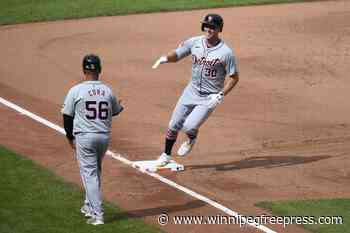 Carpenter, Meadows push Tigers into tie for AL wild card spot with 4-3 win over Orioles