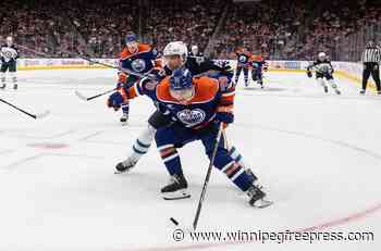 Dineen scores in OT as Oilers ground Jets 3-2