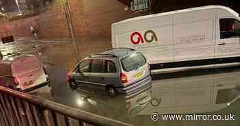 UK and London floods: Dramatic images show devastating floods with towns submerged after days of rain