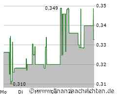 Minimaler Kursabschlag bei der Xinyi Solar-Aktie (0,3328 €)