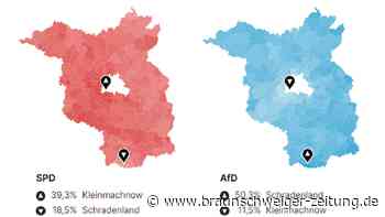 Brandenburg-Wahl: Das sind die Hochburgen der Parteien