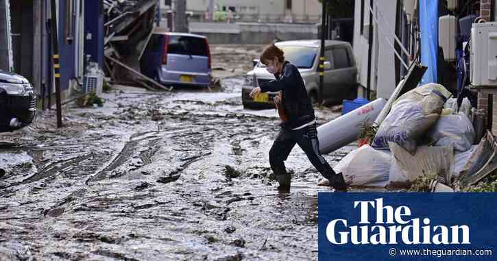 Japan floods: six dead after rain pounds region still recovering from earthquake