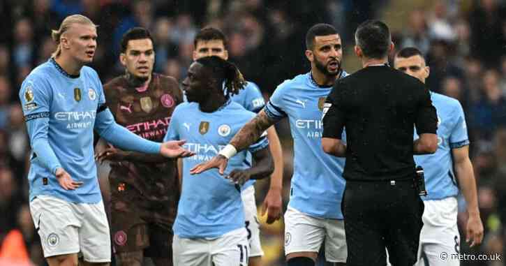 Kyle Walker speaks out on frustration with referee after Man City’s draw with Arsenal