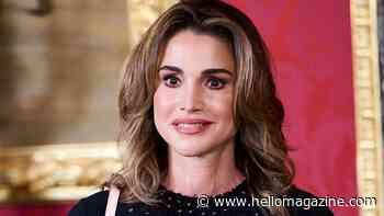 Queen Rania of Jordan surprises in £2,000 cropped Fendi jacket