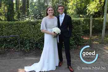 Pas getrouwd: Celeste en Wouter in Hasselt