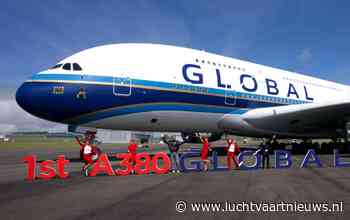 Eerste A380 van Global Airlines in Dresden voorbereid op ingebruikname