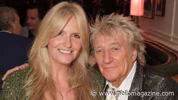 Rod Stewart and wife Penny Lancaster beam in rare family photo