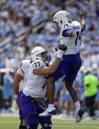 AP Player of the week: James Madison’s Alonza Barnett III accounts for 7 TDs in win over Tar Heels