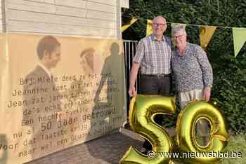 Jean en Jeannine vieren gouden huwelijksjubileum