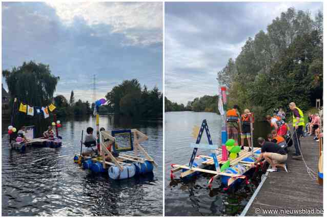 “Iedereen bleef droog, tot ik mijn broer in het water gooide”: eerste editie van Vlottenbouwwedstrijd werd succesvol eerbetoon aan Roger Raveel