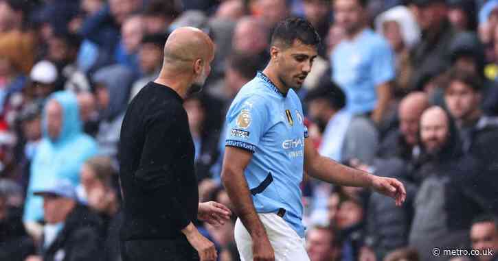 Man City receive huge Rodri update after injury scare