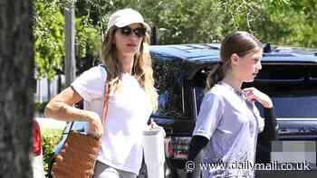 Gisele Bundchen steps out with boyfriend Joaquim Valente and her daughter Vivian, 11, in Miami