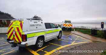 Army bomb squad called over 'suspicious item' buried on beach