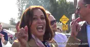 Newly Uncovered Video Shows Kamala Harris Repeatedly Yelling 'Down with Deportation!'