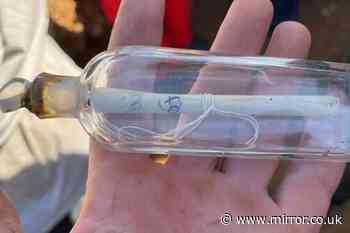 Archaeologists gobsmacked to find 200-year-old message in a bottle