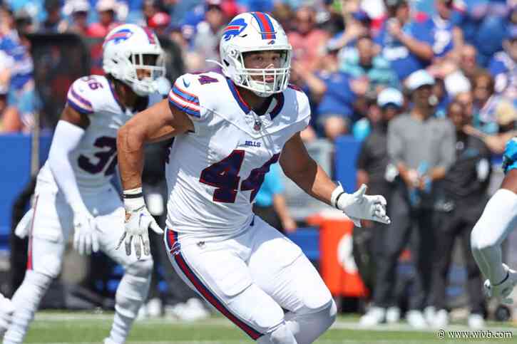 Joe Andreessen will be active for Bills, making NFL debut on Monday Night Football