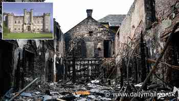 Luxury hotel at historic 14th century Scottish castle with links to Robert the Bruce is burnt down