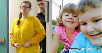 Mum 'who hanged son, 8, and daughter, 4, with dog leash' in tears as surviving child speaks in court