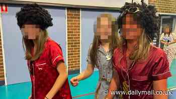 Girl students' wild end-of-term 'muck up' performance at elite Wenona School sparks fury - as principal suddenly DELETES controversial pics