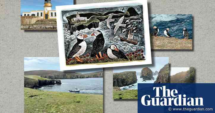 ‘The otter came so close I could smell her fishy breath’: scribbles and sketches from Scotland’s wild isles