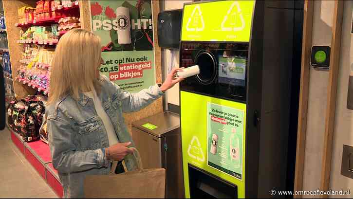 Almere - Supermarkteigenaar ziet af van plan om geen statiegeld uit te keren: 'Blijkt wettelijk niet toegestaan'