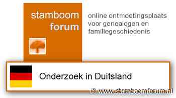 Op 5-2-1841 zijn Peter Theodor Wellen en Joanna Wilhelmina A(a)lbers getrouwd. Waar? [opgelost] [Onderzoek in Duitsland]